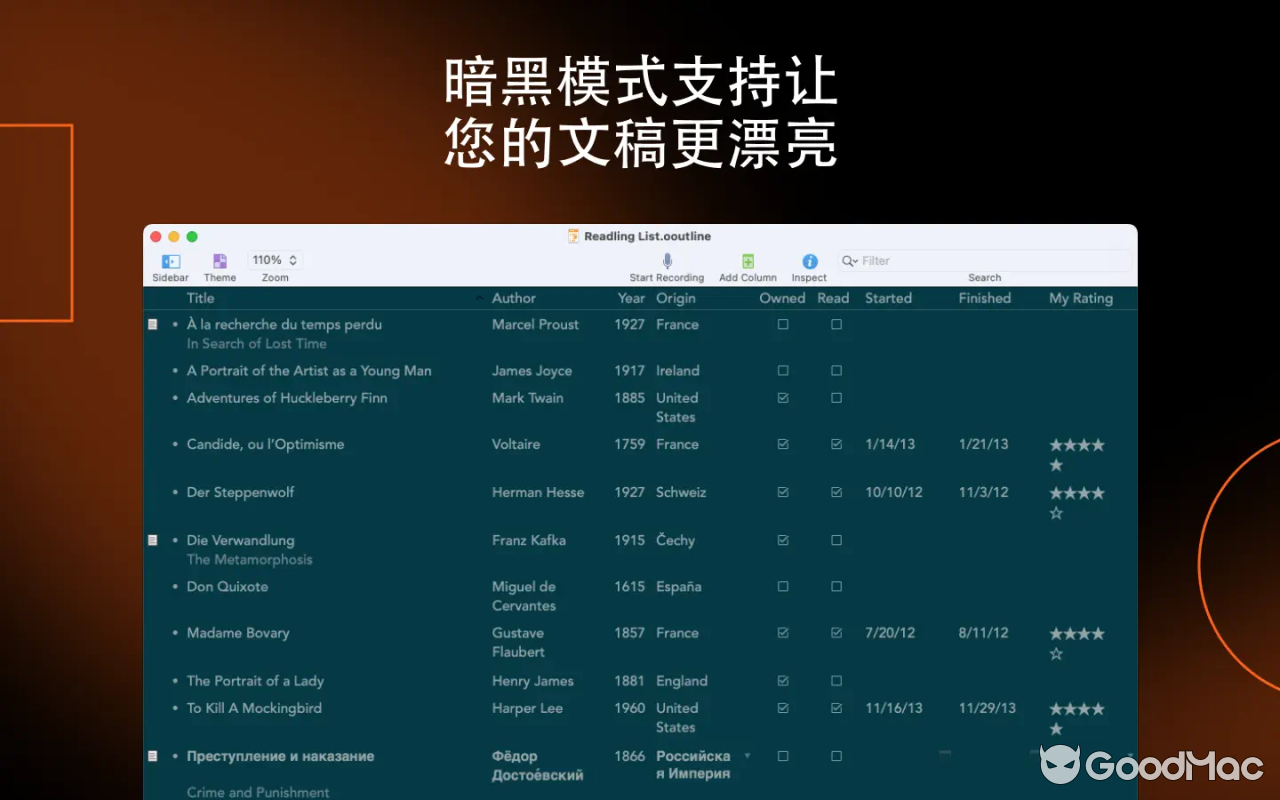 OmniOutliner Pro v5.15.0