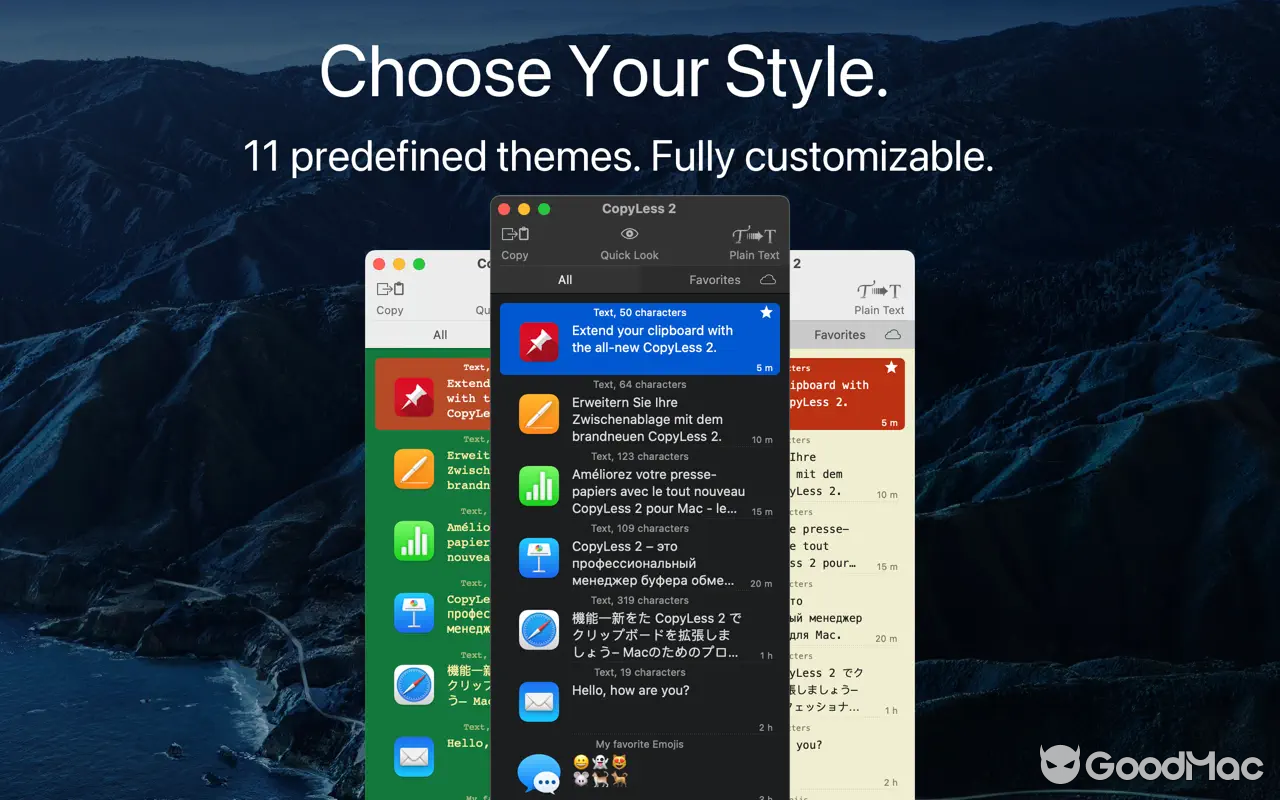 CopyLess 2 - Clipboard Manager v2.19.1 MAS