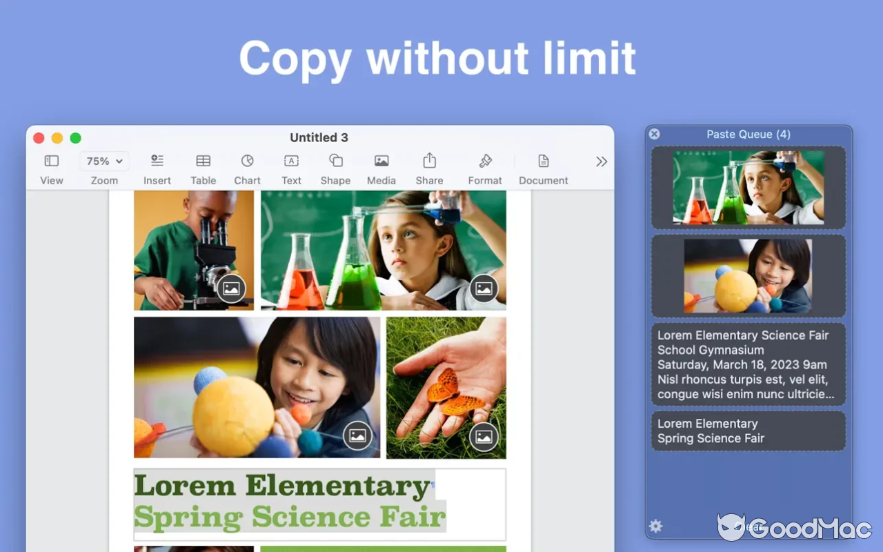 Paste Queue (Multi Clipboard) v1.6.4 MAS