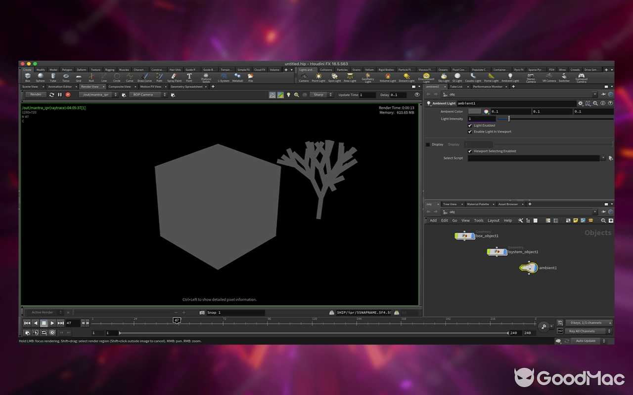 SideFX Houdini v20.5.487
