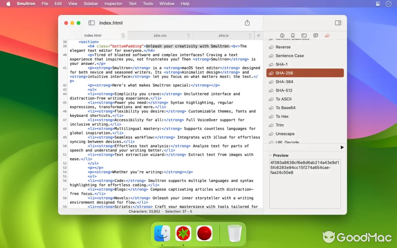 Smultron 14 - The text editor v14.3 MAS