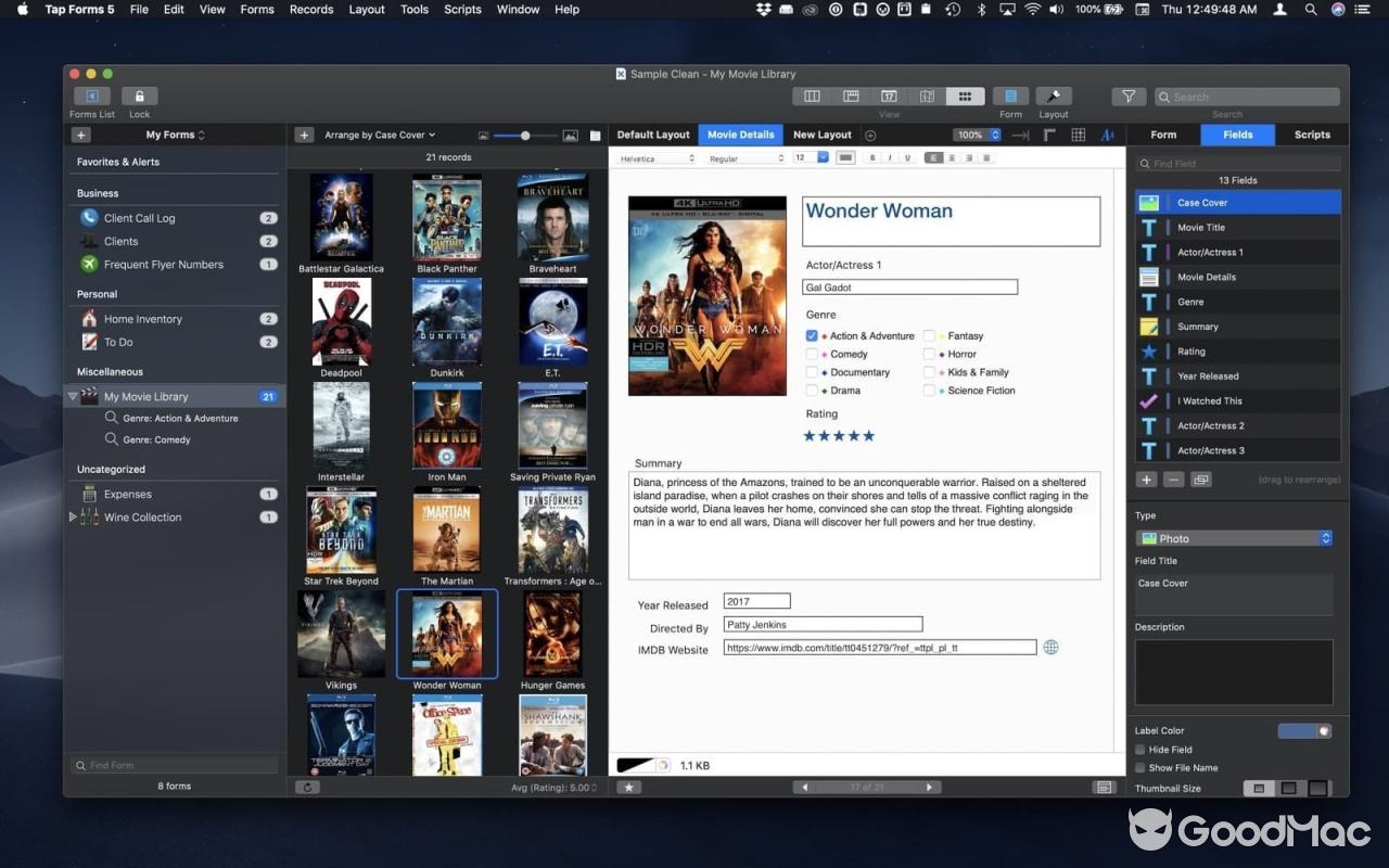 Tap Forms Mac 5 v5.3.43