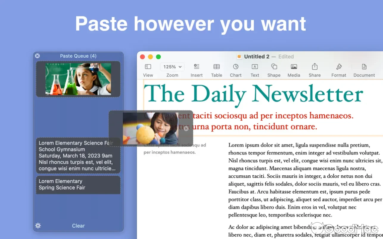 Paste Queue (Multi Clipboard) v1.6.4 MAS