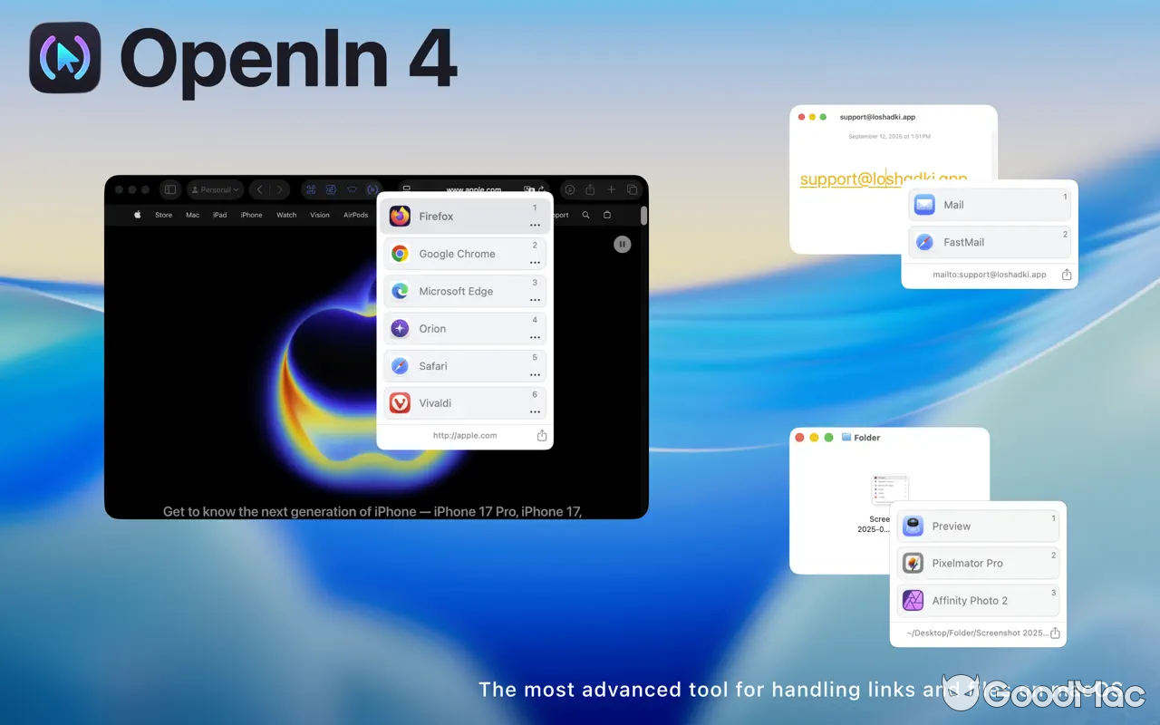 OpenIn - Advanced Link Handler v4.0.8 MAS