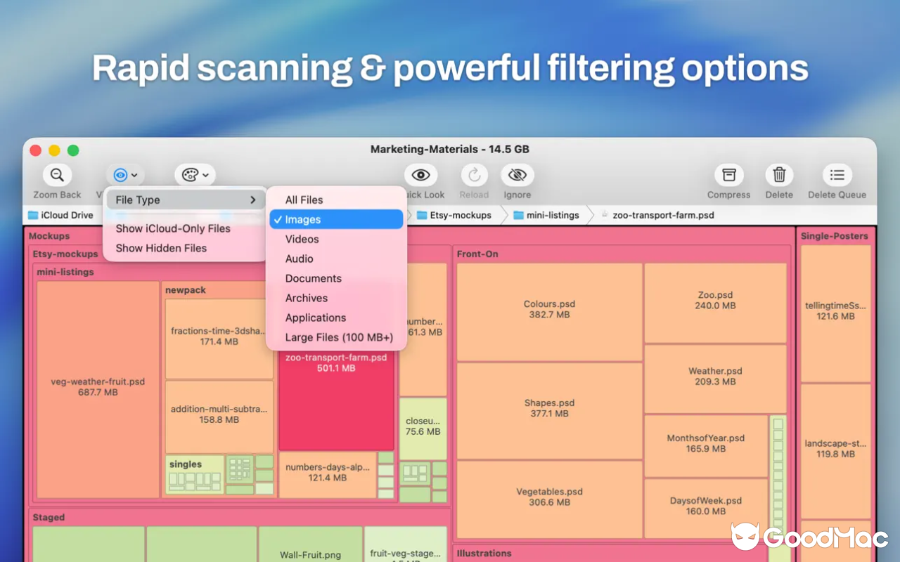 Disk Map: Visualize Disk Usage v2.81 MAS 截图