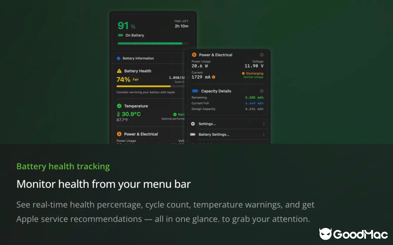 Juicy: Battery Alerts & Health v1.1.0
