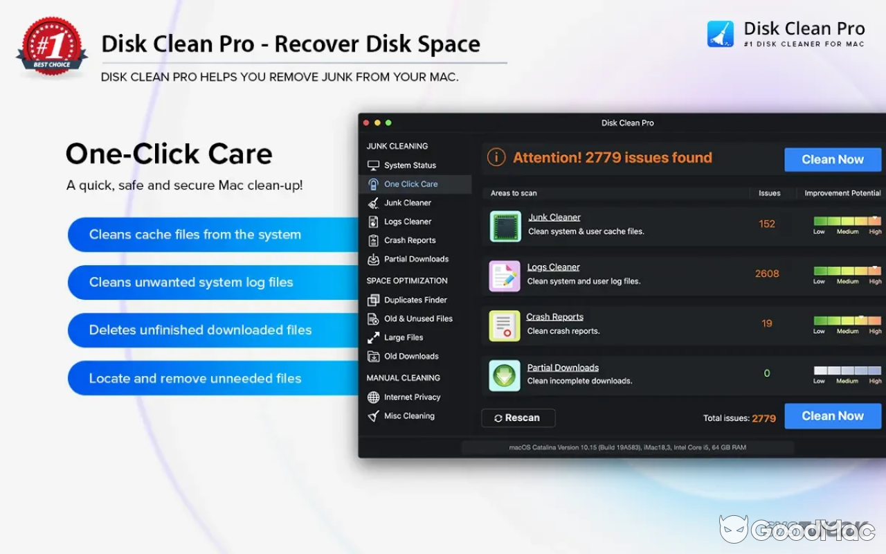 Disk Clean Pro v6.4 MAS