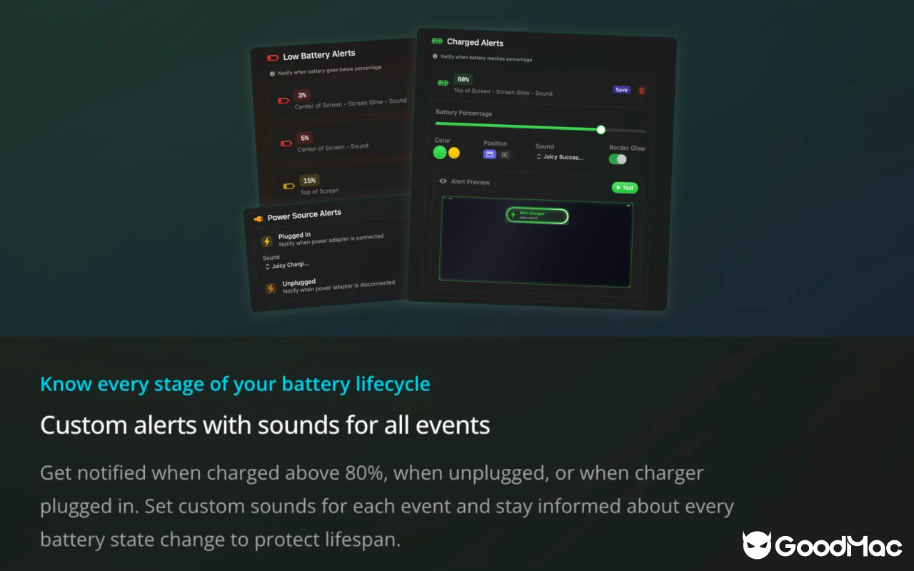 Juicy: Battery Alerts & Health v1.1.0