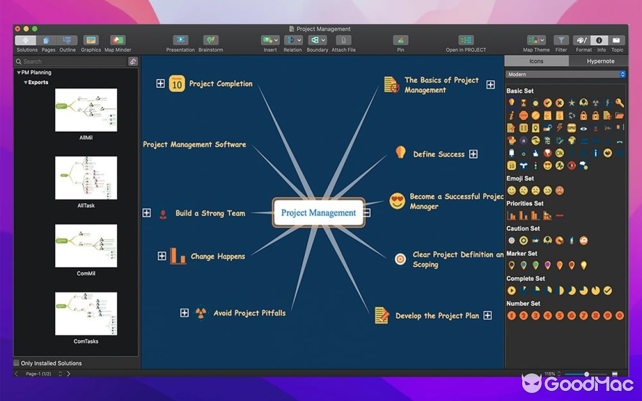 ConceptDraw MINDMAP v16.0.1.339