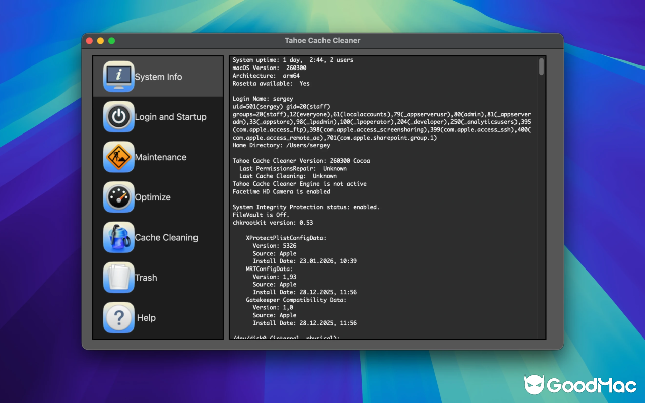 Tahoe Cache Cleaner v26.3.0.0.0 截图