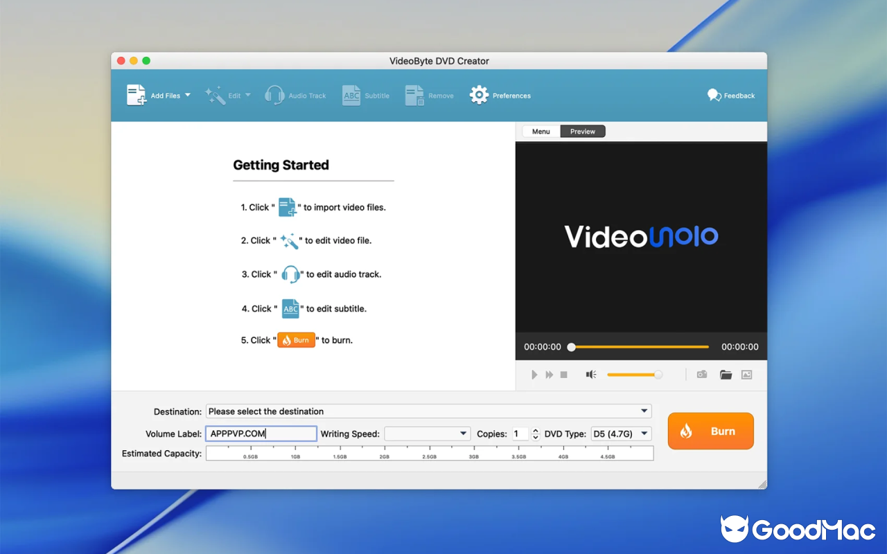 VideoByte DVD Creator v5.2.32.157354