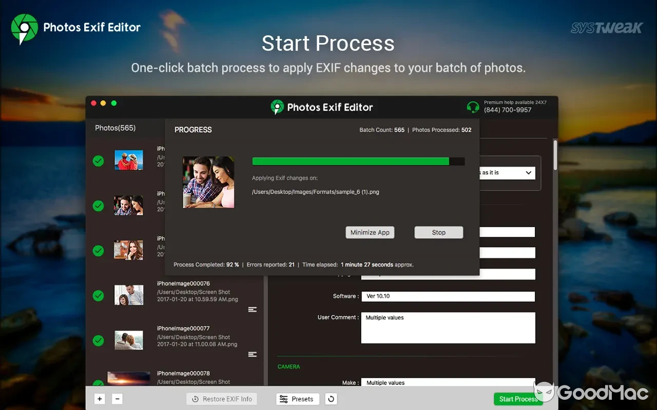 Photos Exif Editor v5.0 MAS
