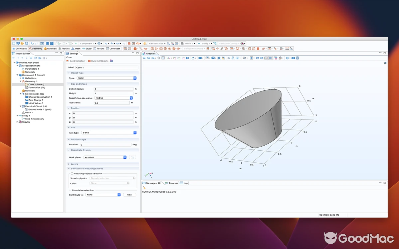 COMSOL Multiphysics v6.2 Build 339