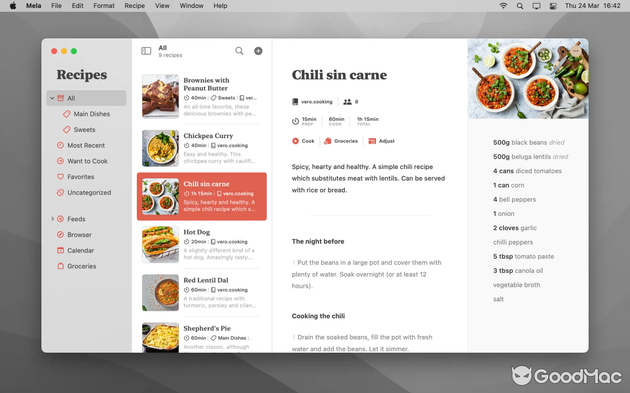 Mela – Recipe Manager v2.6.1 MAS
