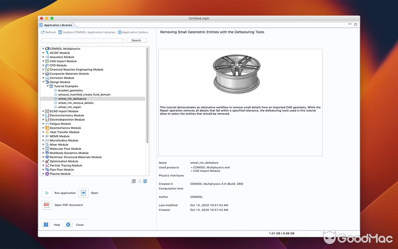 COMSOL Multiphysics v6.2 Build 339