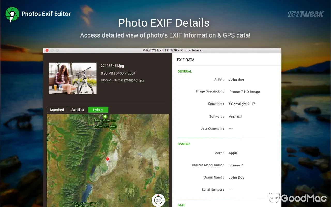 Photos Exif Editor v5.0 MAS