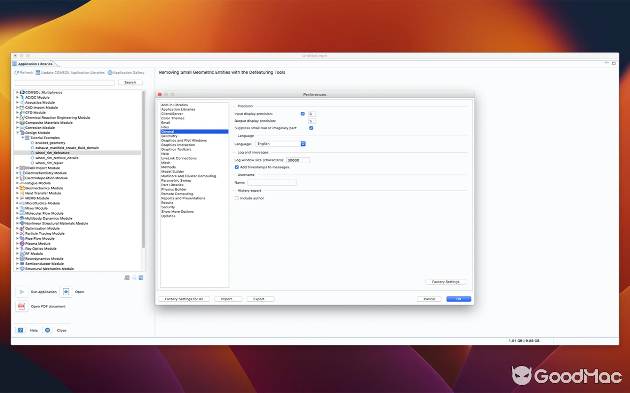 COMSOL Multiphysics v6.2 Build 339