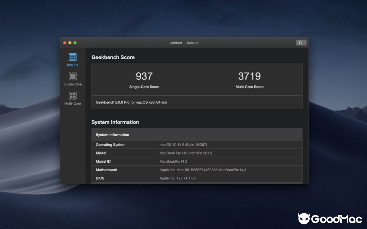 geekbench 6 v6.6.0 截图