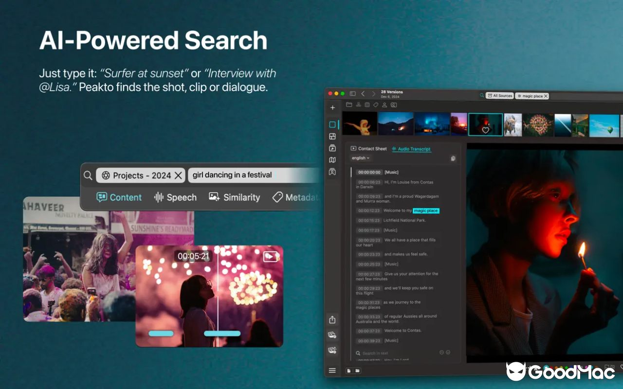 Peakto – Al Media Organizer v2.6.3 截图
