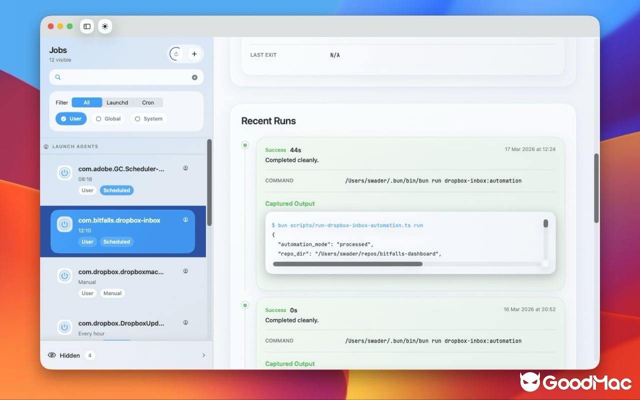 AgentView v0.1.0 截图