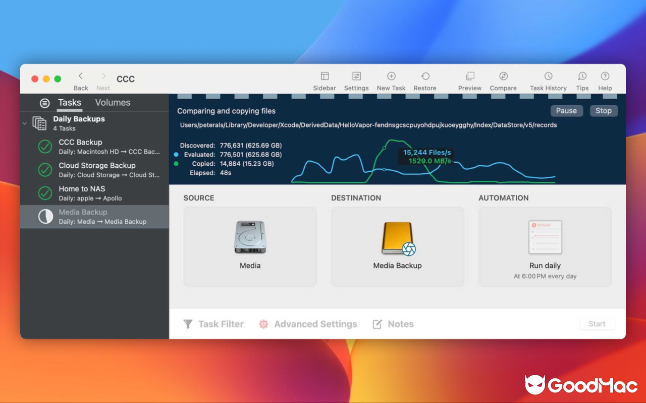 Carbon Copy Cloner v7.1.5.8335 截图