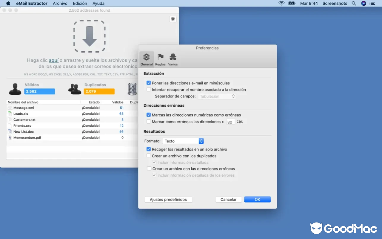eMail Extractor v3.9.1 截图