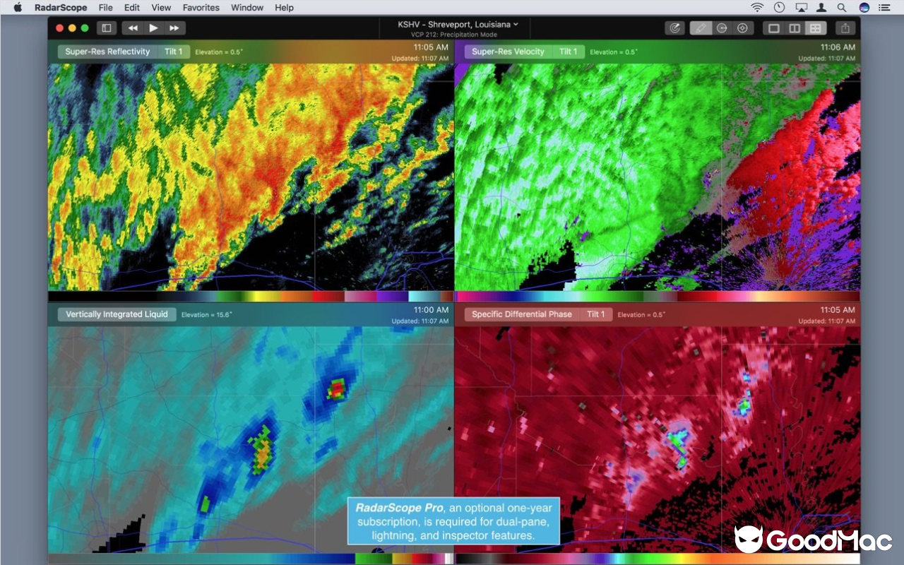 RadarScope v5.5.6 MAS 截图