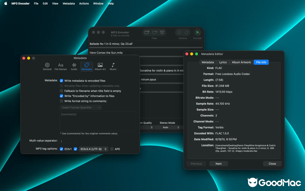 MP3 Encoder v2.20.0 截图