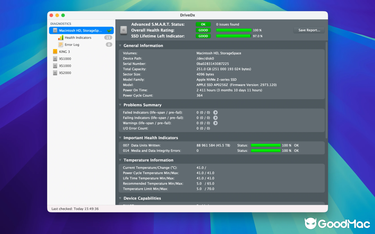 DriveDx v1.12.1 截图