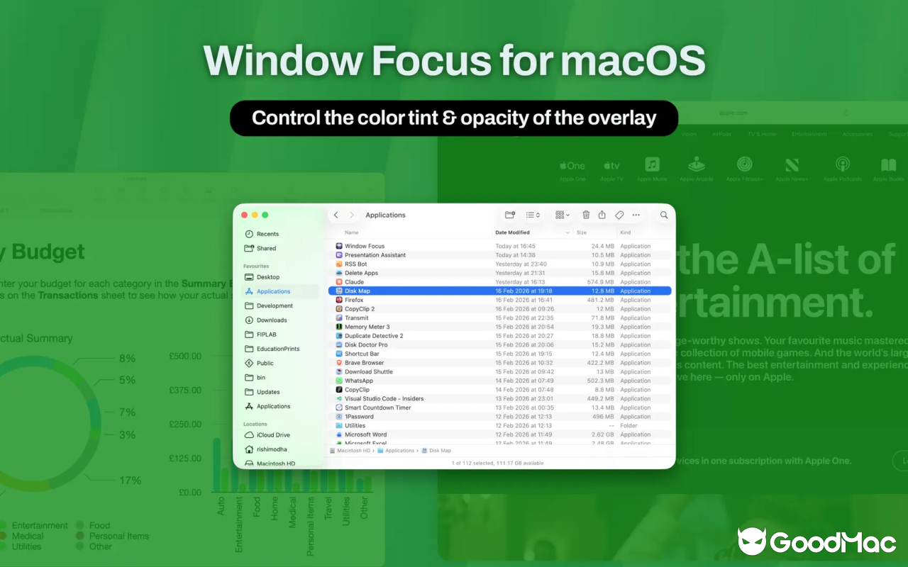 Window Focus - Dim Screen v1.0.8 MAS 截图