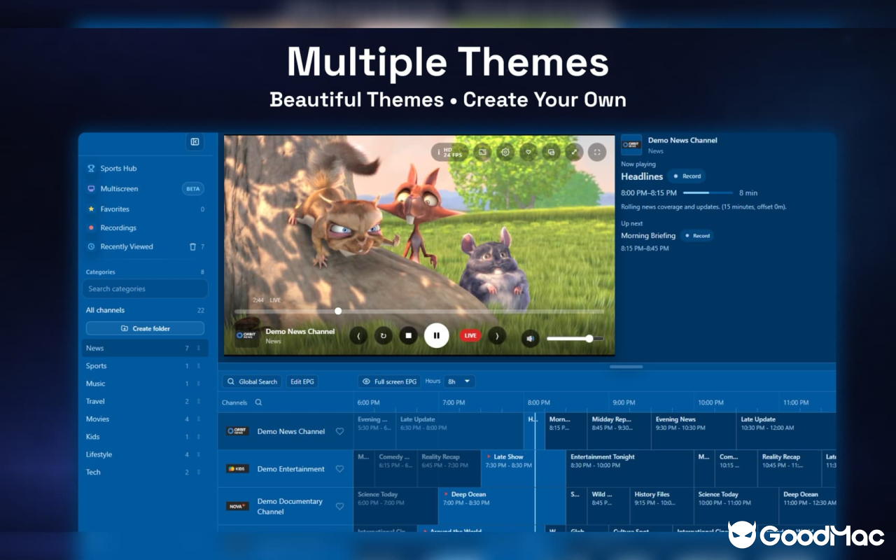 IPTV Player Zero v1.7.91 截图