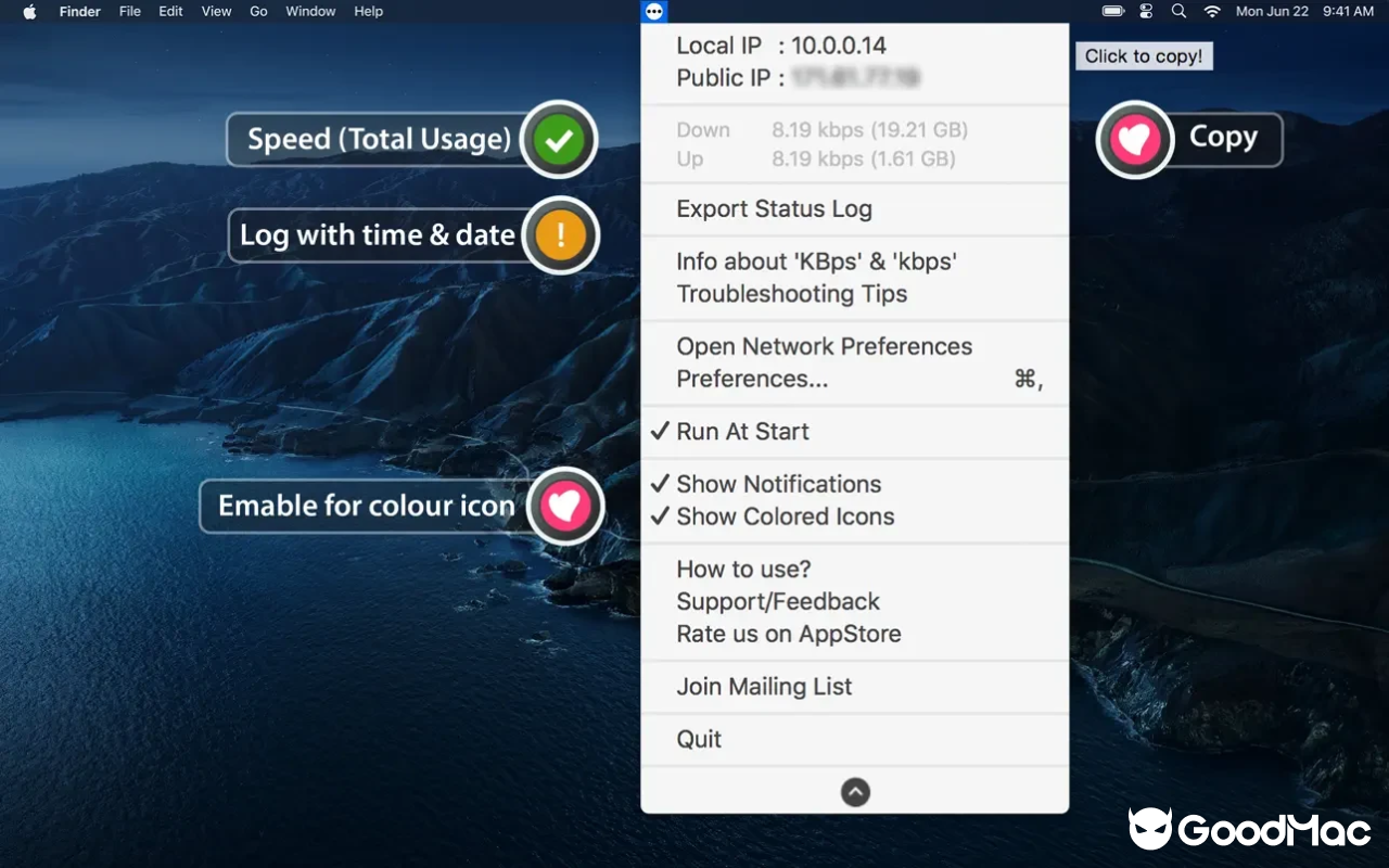 Internet Status - iOn v5.9 MAS 截图