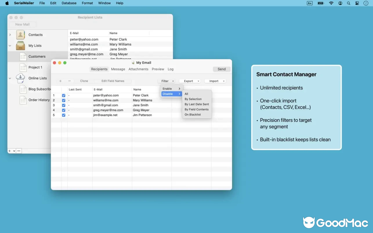 SerialMailer v8.5.2 截图