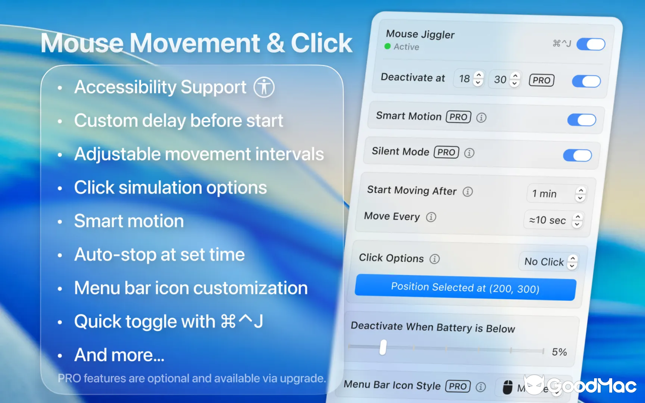 Mouse Jiggler – Mouse Mover v2.7 截图