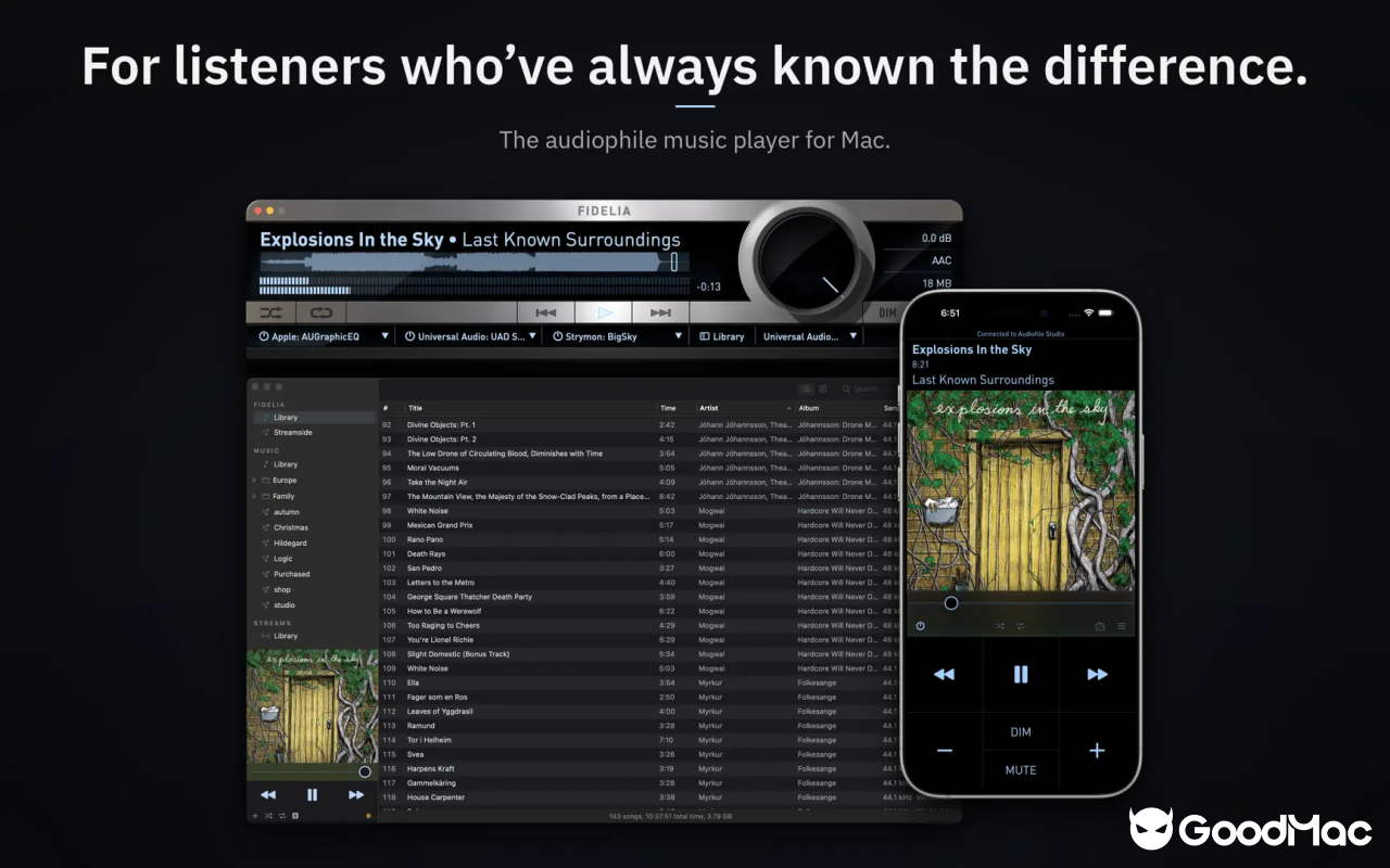 Audiofile Engineering Fidelia v2.7.1 MAS 截图