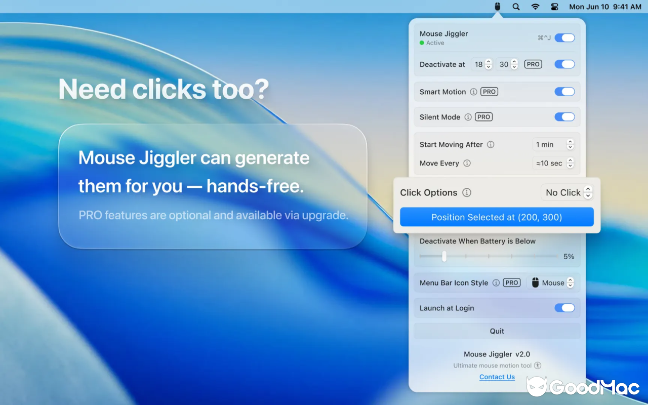 Mouse Jiggler – Mouse Mover v2.7 截图