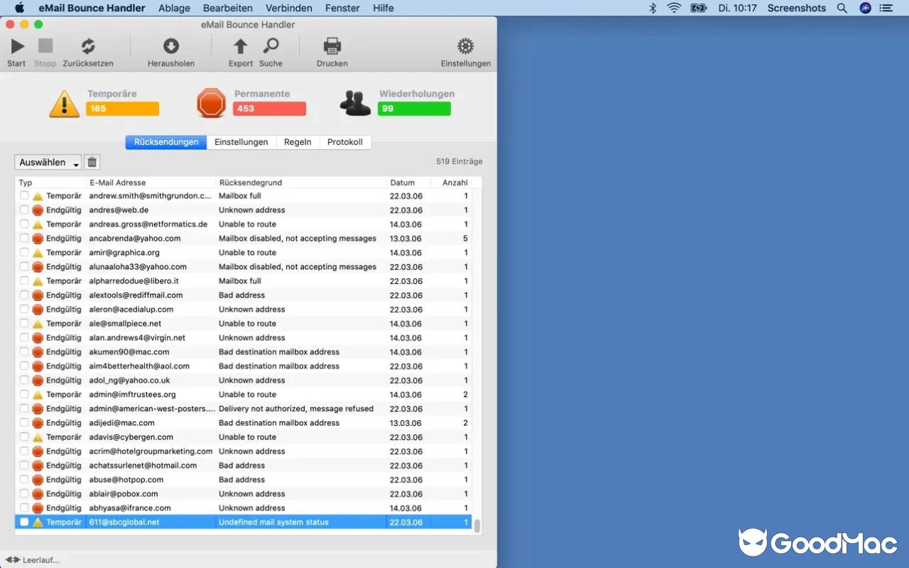 eMail Bounce Handler v4.0.6 截图