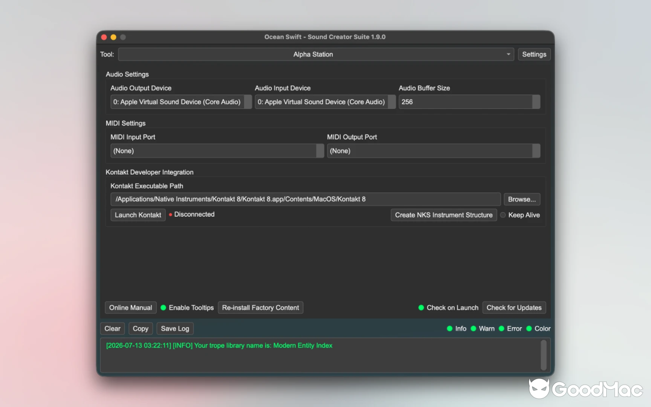 Ocean Swift Sound Creator Suite v1.9.0 截图