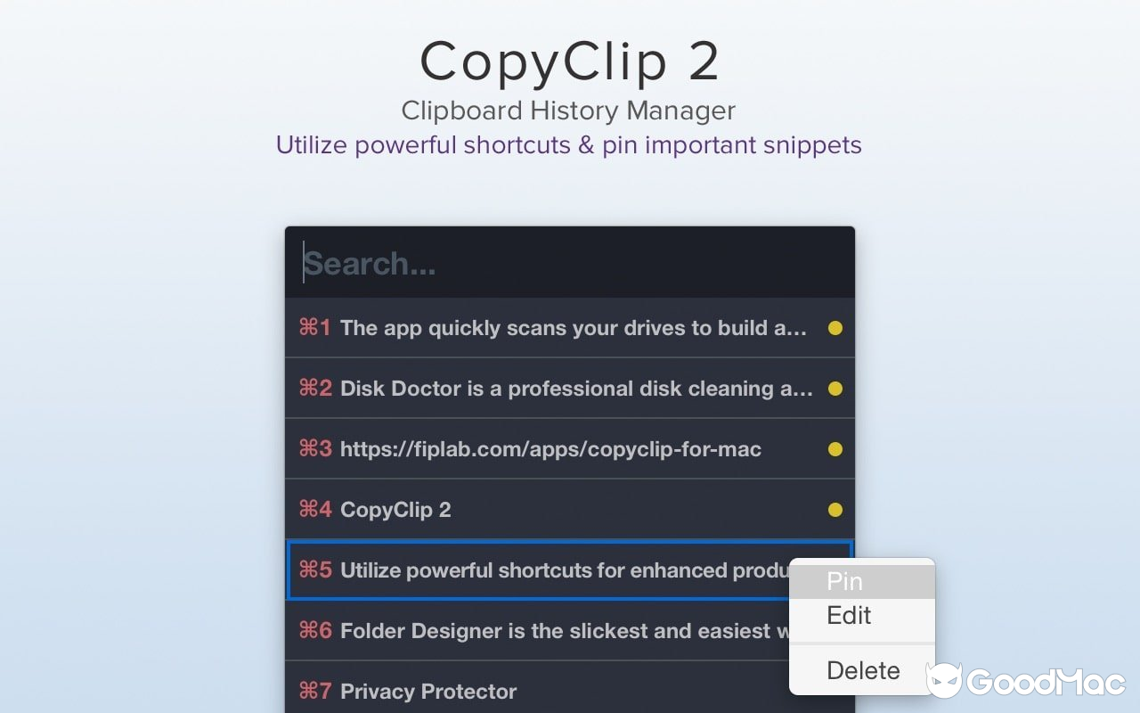 CopyClip 2 v3.988 截图