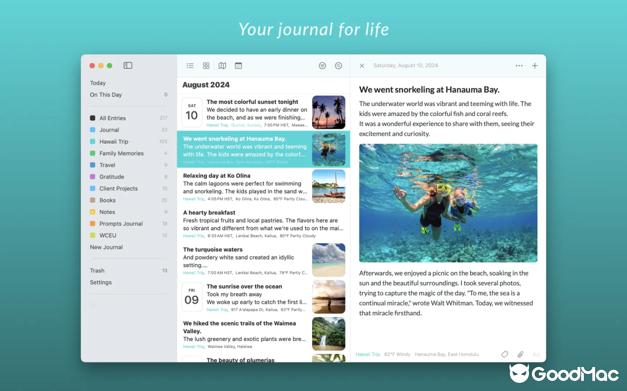 Day One v2026.6 截图