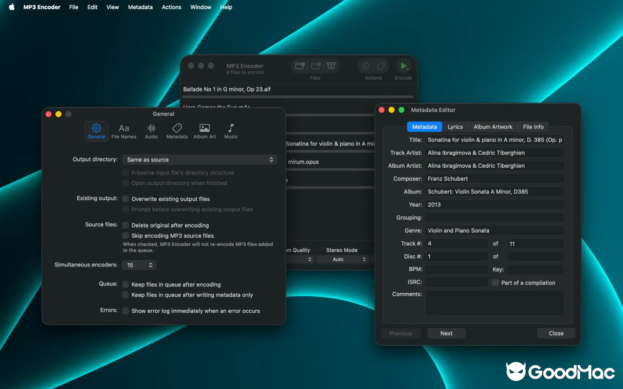 MP3 Encoder v2.20.0 截图