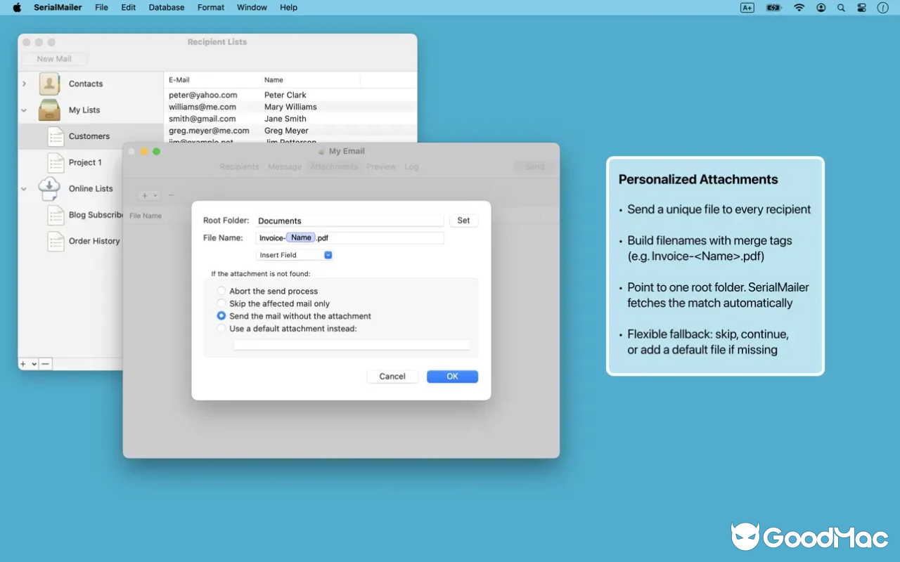 SerialMailer v8.5.2 截图