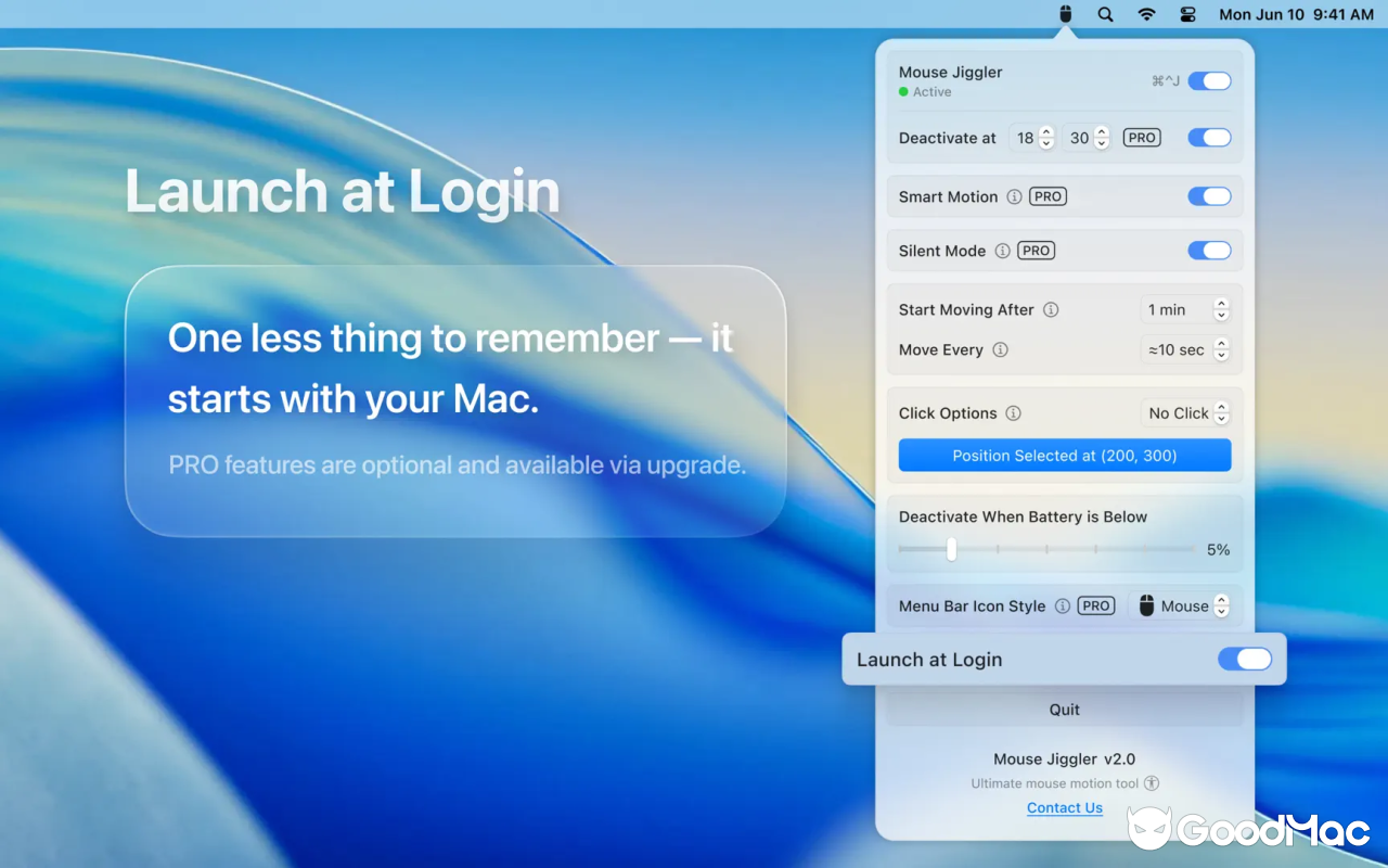Mouse Jiggler – Mouse Mover v2.7 截图