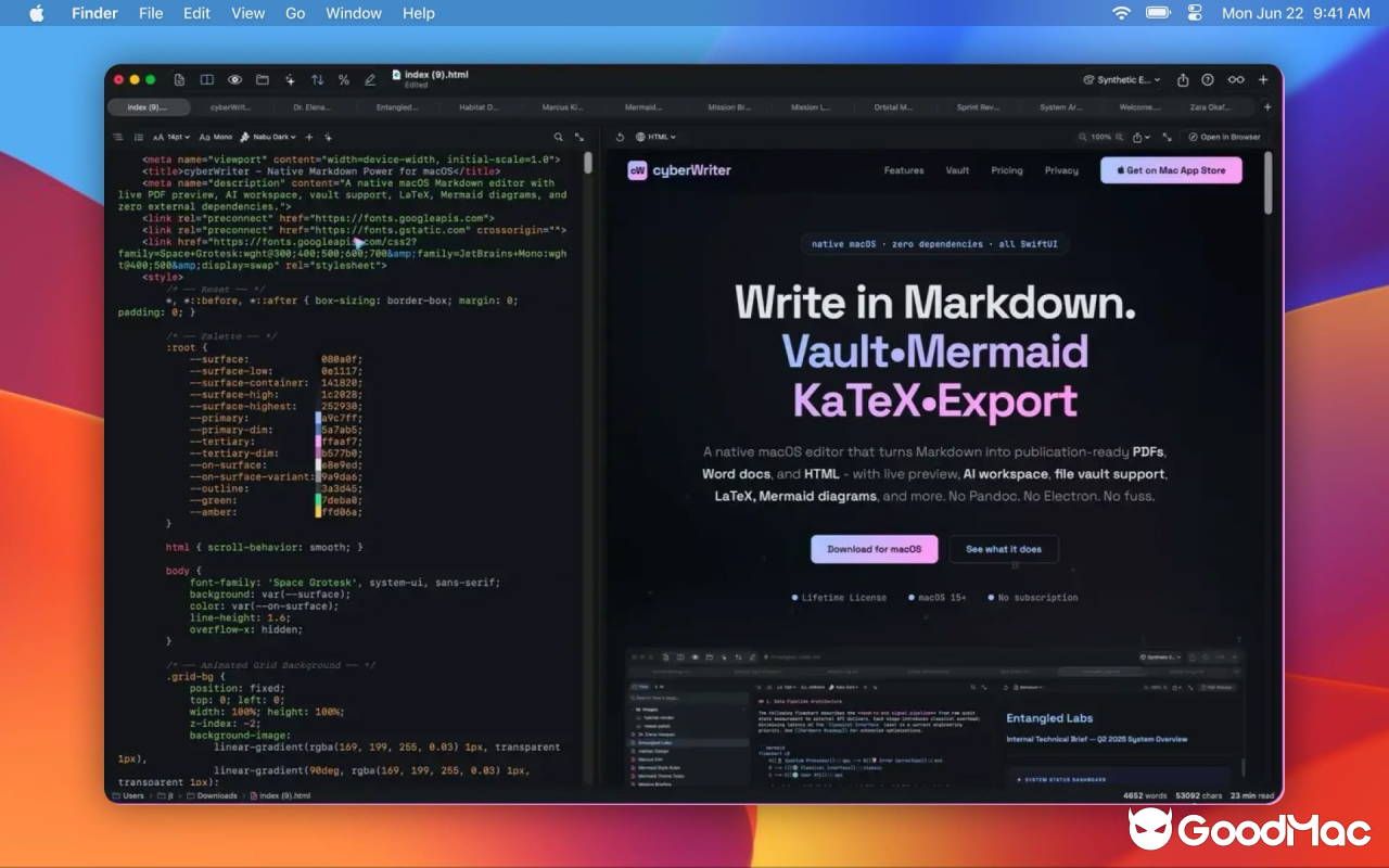cyberWriter v3.0 截图
