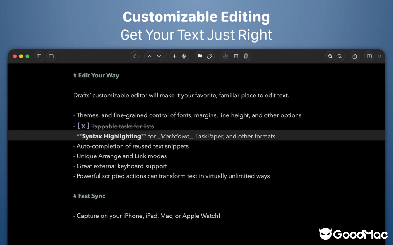 Drafts v52.0 截图