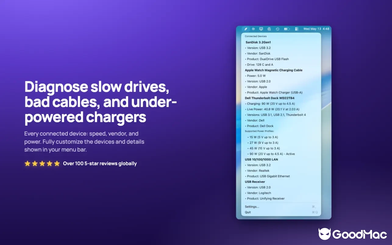 USB Connection Info v26.34 截图