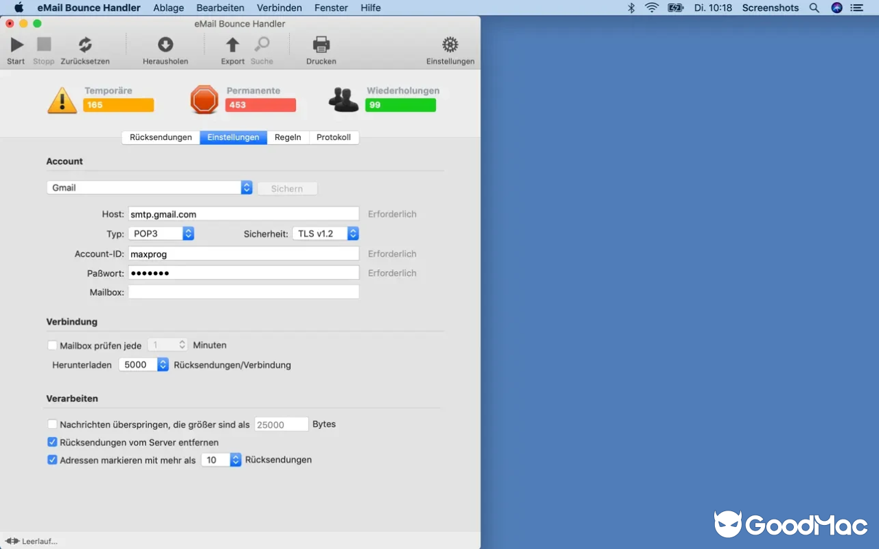 eMail Bounce Handler v4.0.6 截图