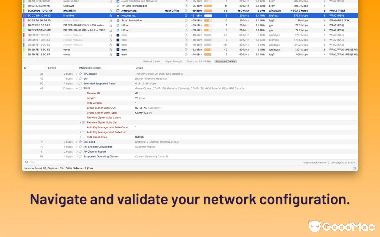 WiFi Explorer: Scanner v3.6.6 截图