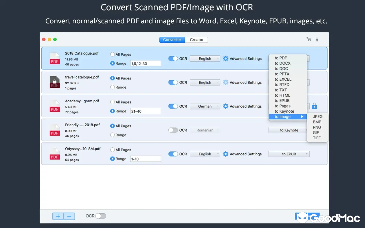 Cisdem PDF Converter OCR v9.7.0 截图