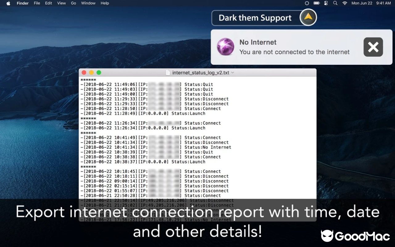 Internet Status - iOn v5.9 MAS 截图